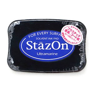 StazOn 츠키네코 유성스탬프 잉크 글래스용 SZ-61, Ultamaine, 1개