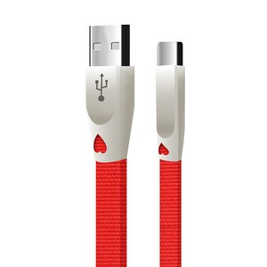 칼론 3A 고속충전 USB C타입 5M 롱케이블, 레드, 1개