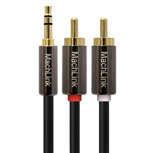 마하링크 3.5mm 스테레오 2RCA 케이블, ML-SRH300 (30m), 혼합 색상, 1개