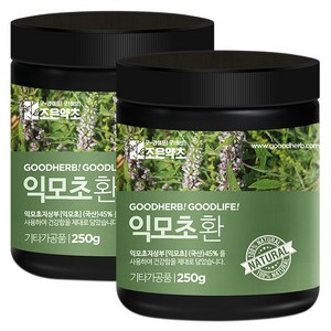 조은약초 프리미엄 익모초환, 250g, 2개