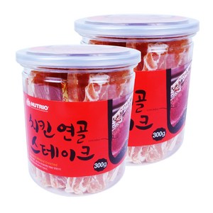 뉴트리오 스테이크 반려견 간식, 치킨연골맛, 300g, 2개