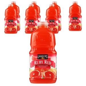 랭거스 루비레드 자몽 주스, 1.89L, 8개