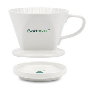 Baristar 자기커피드리퍼 세트 2 BD1, 자기드리퍼 + 드리퍼받침대, 1세트