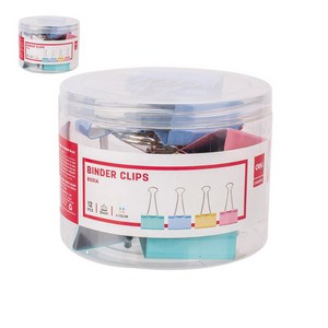 델리 메탈 더블클립 1호 E8551A 12p, 51mm, 2개