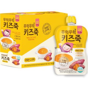 이유케어스 무럭무럭 키즈죽 100g, 고구마맛, 7개