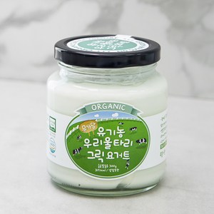 유기농우리울타리 그릭요거트 무가당, 300g, 1개