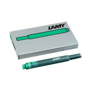 LAMY 만년필용 잉크 카트리지, 그린, 5개