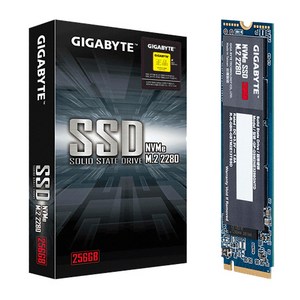 기가바이트 M 2 NVMe 2280 SSD, GP-GSM2NE3256GNTD, 256GB