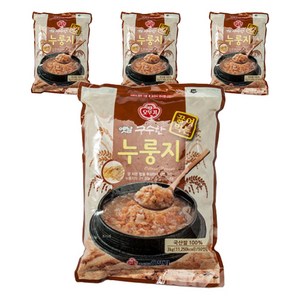 오뚜기 옛날 구수한 끓여먹는누룽지, 3kg, 4개