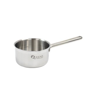 키친아트 인덕션 퀸즈 통3중 스텐레스 이유식 한손냄비, 14cm, 혼합색상, 1개