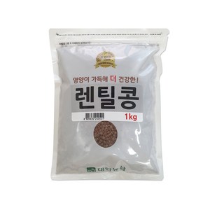 대한농산 렌틸콩, 1kg, 1개