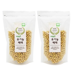 푸른들판 유기농 백태, 500g, 2개