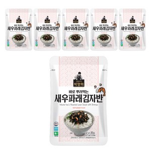 김연구가박향희 새우 파래 김자반, 20g, 6개