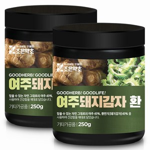 조은약초 여주 돼지감자환, 2개, 250g