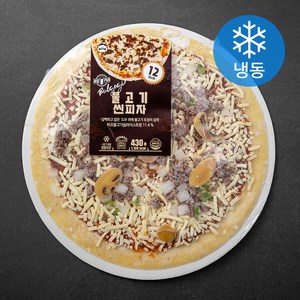 푸딩팩토리 불고기 씬피자 (냉동), 430g, 1개