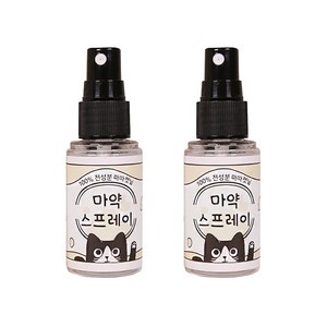 정글몬스터 고양이 마약스프레이, 마따캣닢, 40ml, 2개