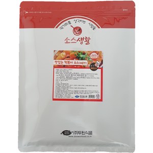 두원식품 맛있는 떡볶이 소스 분말 매운맛, 1kg, 1개