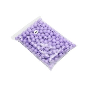 파티드레싱 캔디컬러 구슬 250g 12mm, 보라, 1개