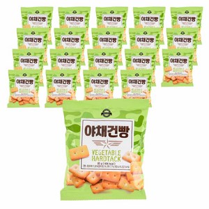 아미푸드 야채건빵, 65g, 20개