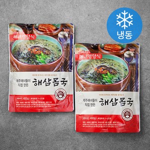 제주해녀들이 만든 해삼몸국 (냉동), 400g, 2개