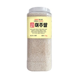 대한농산 통에담은 경기여주 백미, 2kg, 1개