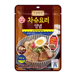 오뚜기 오늘밥상 차슈요리양념, 120g, 1개