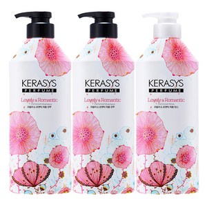 케라시스 퍼퓸 러블리 앤 로맨틱 샴푸 980ml 2p + 린스 980ml, 1세트