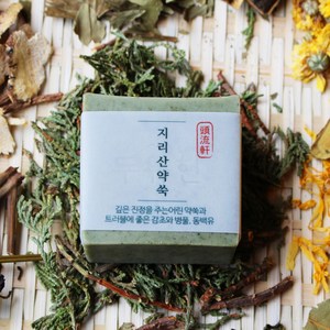 두류헌 지리산 클렌징 비누 약쑥, 80g, 1개