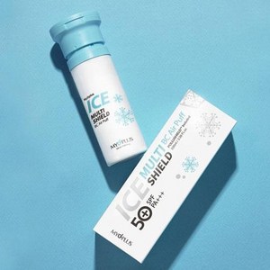 마이디플러스 아이스 멀티 실드 비씨 에어 퍼프 선블록 SPF50+ PA+++, 100ml, 1개