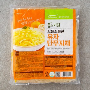 풀무원 바른선 꼬들꼬들한 유자단무지채, 1kg, 1개