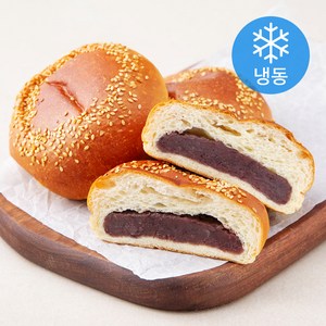 우드앤브릭 단팥빵 (냉동), 160g, 3개입, 1개