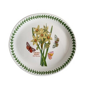 포트메리온 보타닉가든 오발 플레이트, 화이트(랜덤발송), 1개