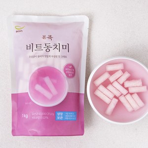 본죽 비트 동치미, 1kg, 1개