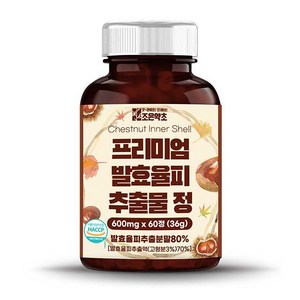 조은약초 프리미엄 발효율피 추출물 정 36g, 1개, 60정