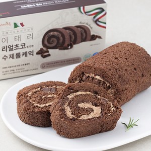 프레시오늘 신선냉장 이태리 리얼초코로 만든 수제롤케익, 1개, 250g