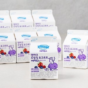 덴마크 드링킹 요구르트 베리믹스, 275ml, 8개