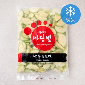 마당발 애호박 슬라이스 (냉동), 1kg, 1개