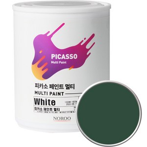 노루페인트 피카소 페인트 멀티 1L, 그레비티그린 SP3270, 1개