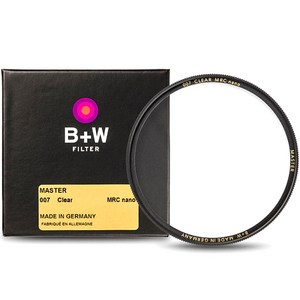 슈나이더크로이츠나흐 B+W MASTER 007 MRC nano CLEAR 필터 82mm, 1개