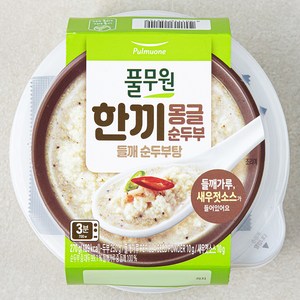 풀무원 한끼몽글순두부 들깨순두부탕 냉장, 270g, 1개