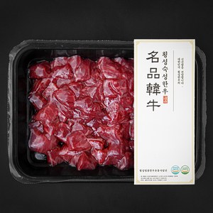 횡성명품한우 횡성한우 2등급 국거리용 (냉장), 300g, 1개