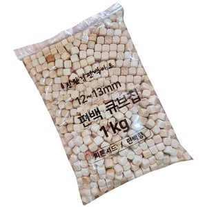 편백아트 베개 큐브칩 촉감발달완구 12~13mm, 혼합색상, 1개