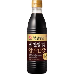 대상 청정원 씨간장 숙성 양조간장 골드, 500ml, 1개