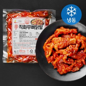 수월한 직화 무뼈닭발 (냉동), 250g, 1개