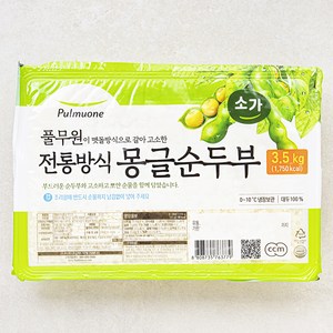 풀무원 전통방식 몽글 순두부, 1개, 3.5kg