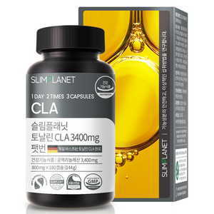 슬림플래닛 토날린CLA 3400mg 팻번, 180정, 1개