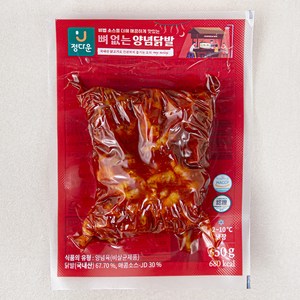 정다운 뼈없는 양념닭발, 350g, 1개