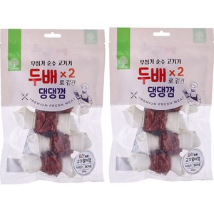 더내추럴 강아지 두배 고기많은 댕댕껌 11cm 200g 5p, 2개