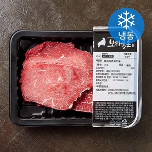 보리육촌 국내산 소고기 정육 2등급 육전용 (냉동), 250g, 1개