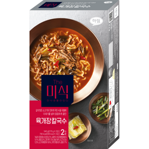 더미식 육개장 칼국수 270g, 2개